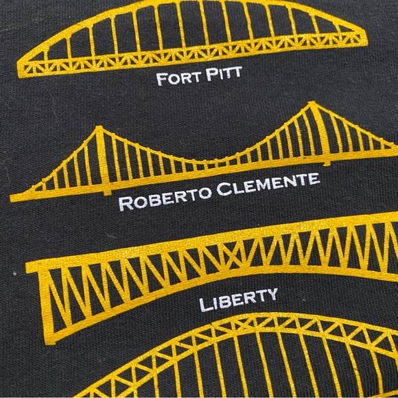 Delta Pittsburgh Pennsylvania Bridges Tee - Picture 7 of 8